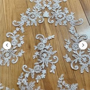 Cathedral ivory wedding veil